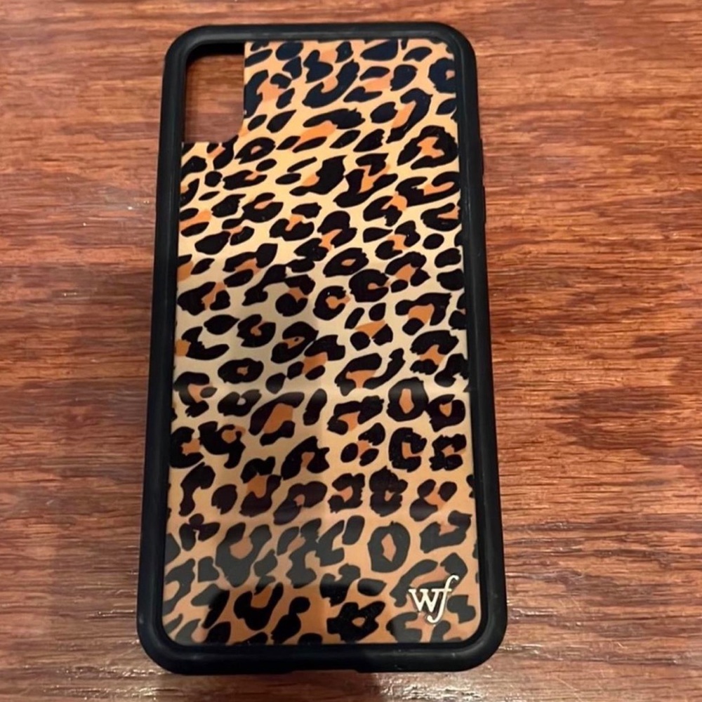 wildflower iPhone XS Max leopard case